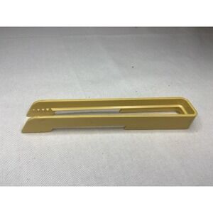 Vintage Tupperware Toaster / Salad Tongs‎ Harvest Gold Color